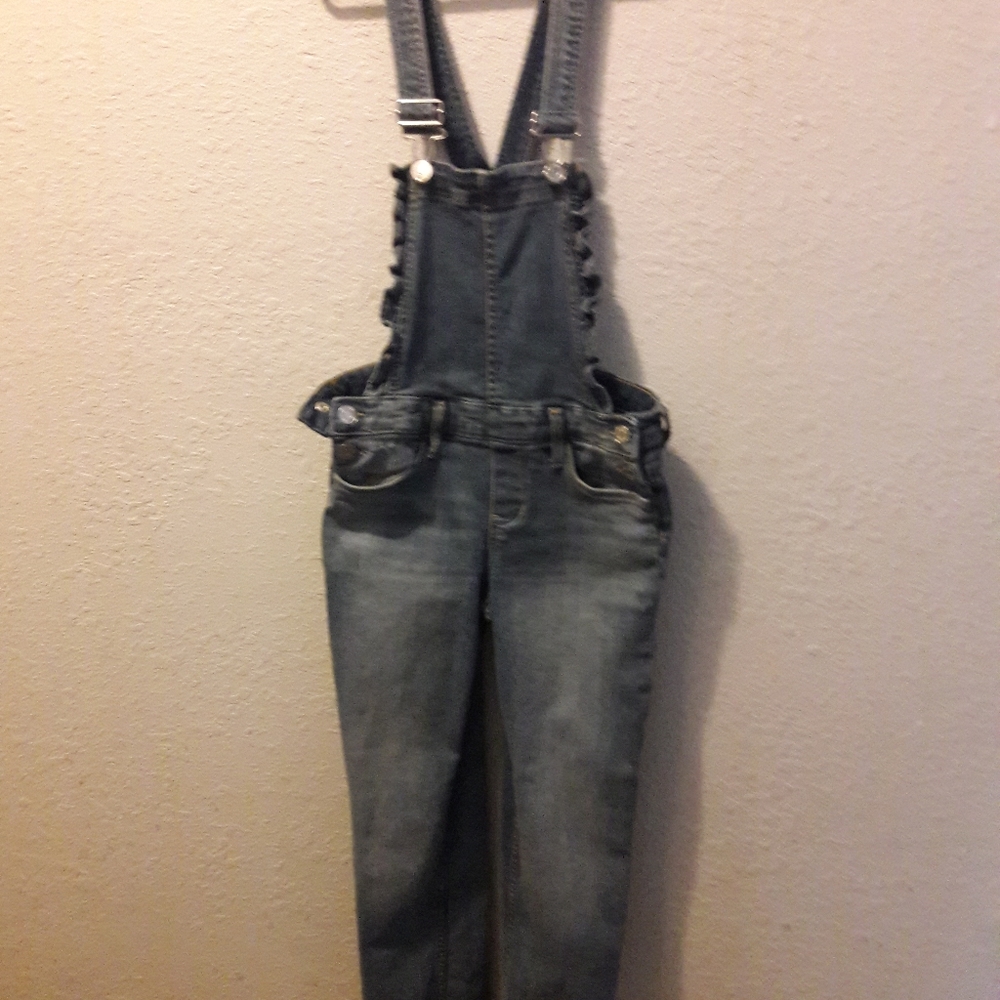 Girls overalls denim